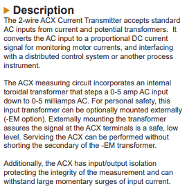 ACX Description